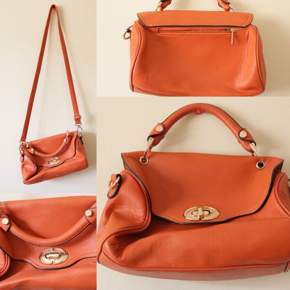 5 for 20 💕 Detachable Orange Hand Bag